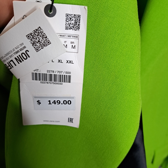 Zara Men's Green Blazer - Picture 4 of 8